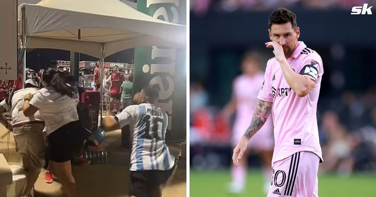 Lionel Messi fan was involved in a brawl