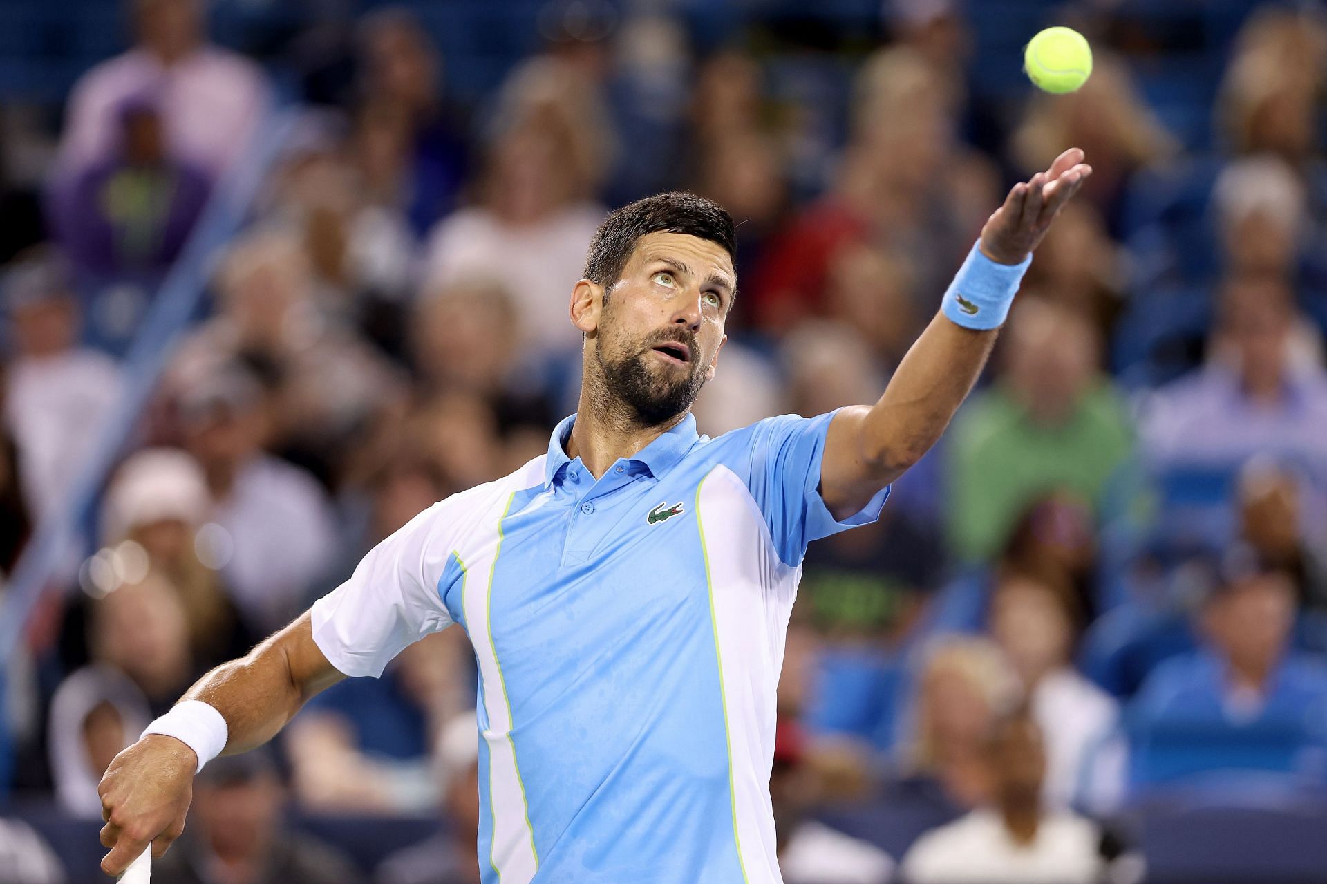 Novak Djokovic Western &amp; Southern Open - Day 5