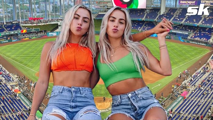 Cavinder twins knock it out of the park with MLB first pitches