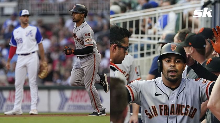 Giants' LaMonte Wade Jr. exits game in 1st inning, limps off field