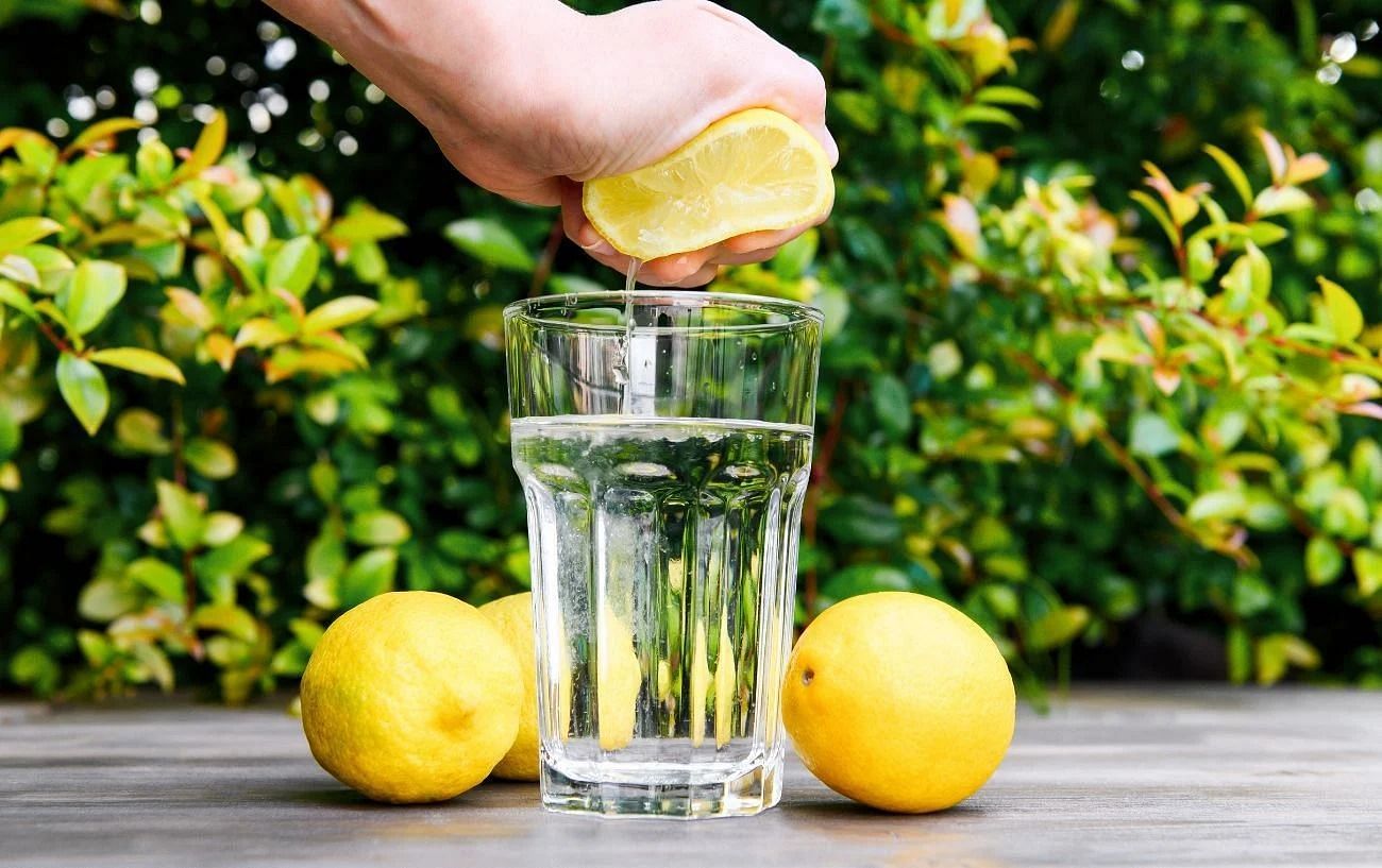 Lemon water during clearance workout