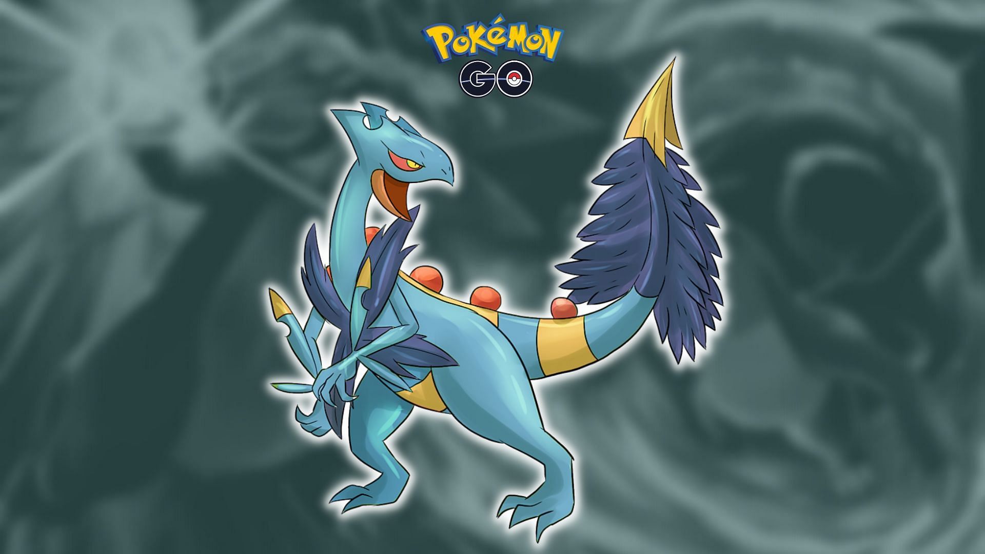 Shiny Mega Sceptile as seen in the game (Image via Sportskeeda)