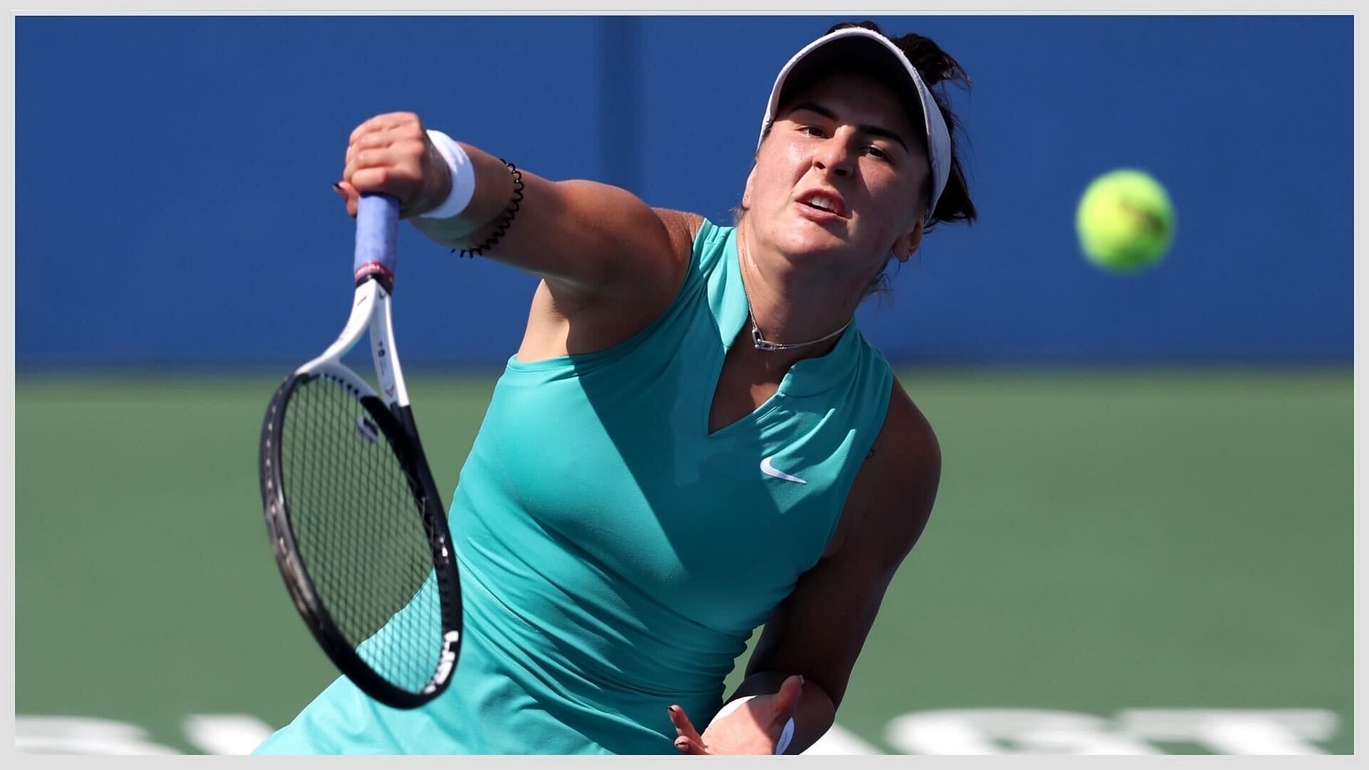 Bianca Andreescu lost to Marta Kostyuk in the opening round at the 2023 Citi Open.