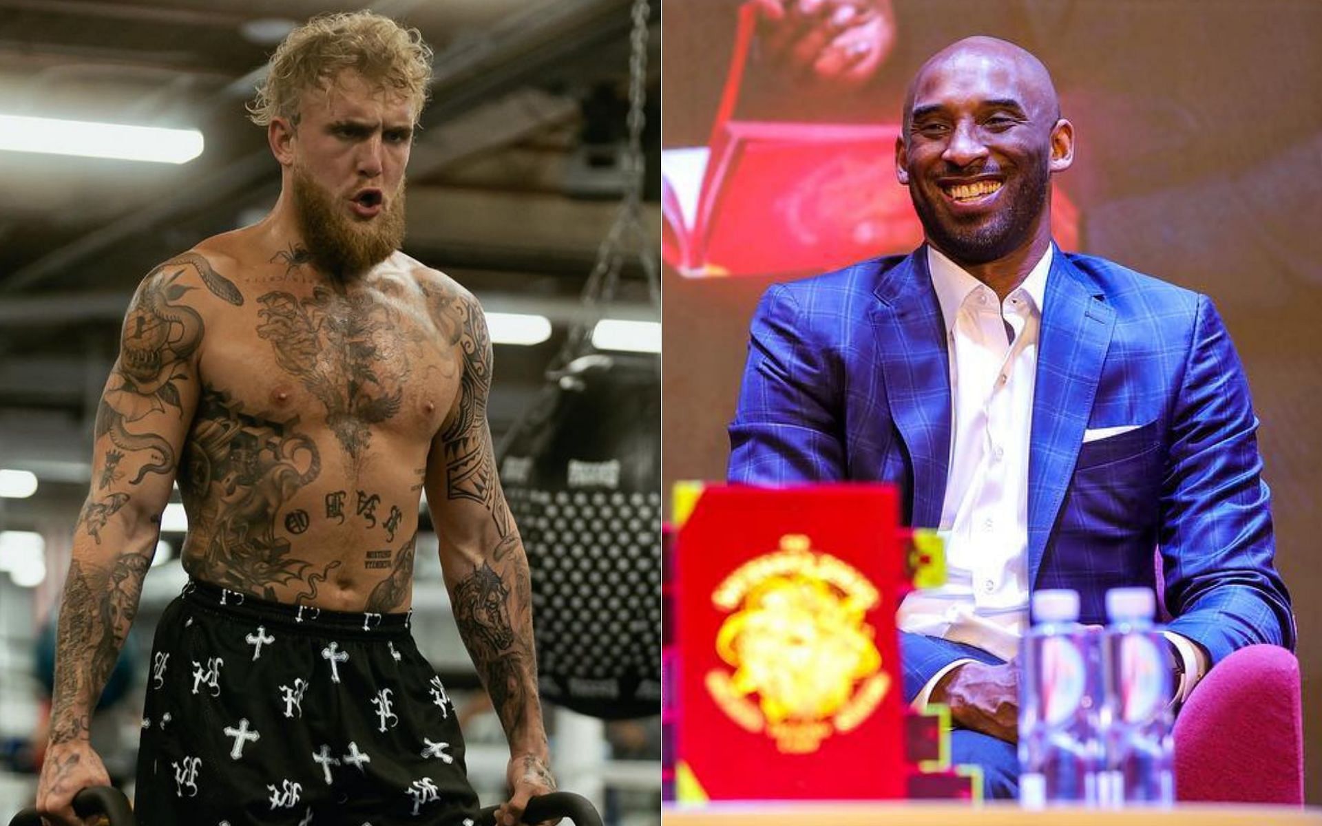 Jake Paul (left) and Kobe Bryant (right) [Image credits: @jakepaul and @kobebryant on Instagram]