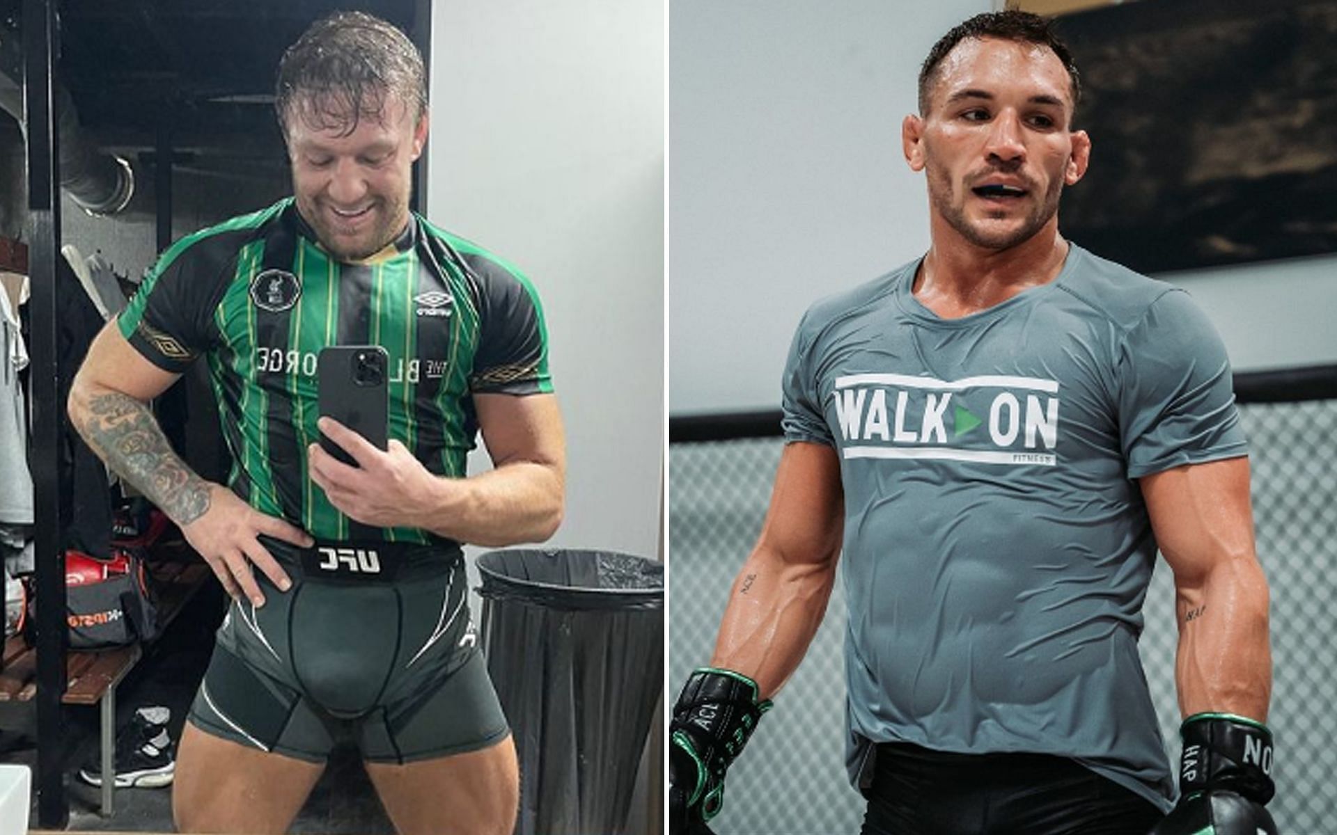Conor McGregor [L] and Michael Chandler [R] [Images via @thenotoriousmma and @mikechandlermma Instagram]