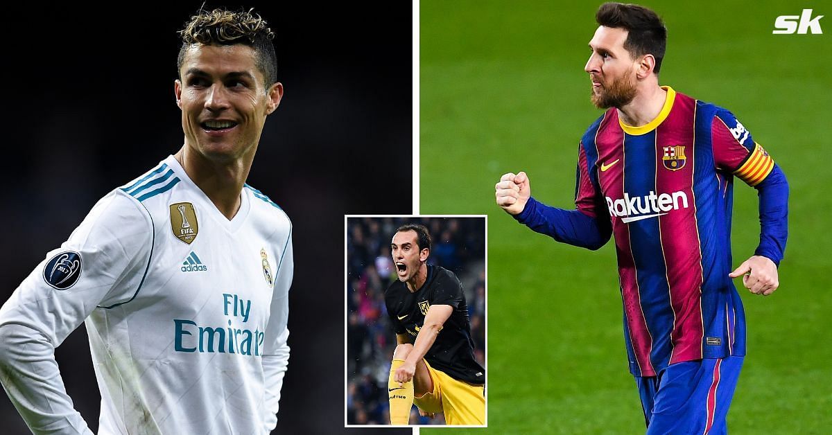 Diego Godin spoke about playing against Cristiano Ronaldo and Lionel Messi