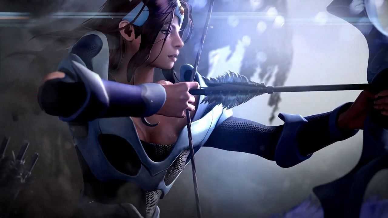 Mirana is one of the best ganking heroes in Dota 2 (Image via Valve)