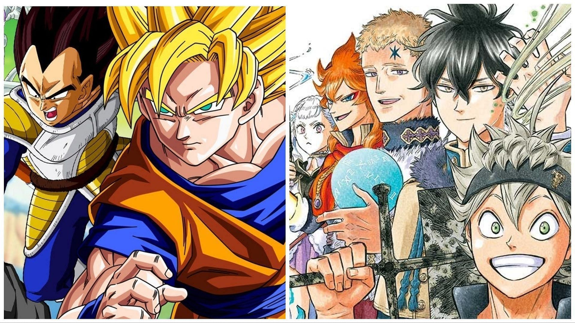 Black Clover mangaka, Yuki Tabata, will be participating in the Dragon Ball Super Gallery Project (Images via Toei Animation and Yuki Tabata/Shueisha)