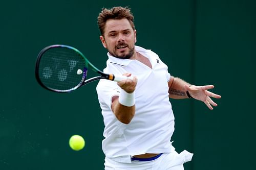 Stan Wawrinka at the 2023 Wimbledon.