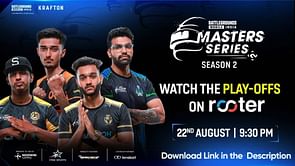 BGMI Masters Series 2023 matches today (August 22): List of all games and teams