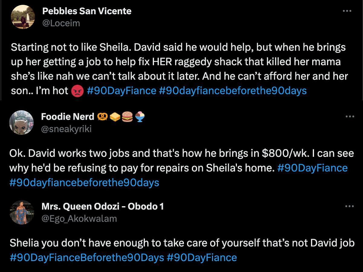 Fans side with David in 90 Day Fianc&eacute;: Before the 90 Days season 6 episode 11 (Image via Twitter)
