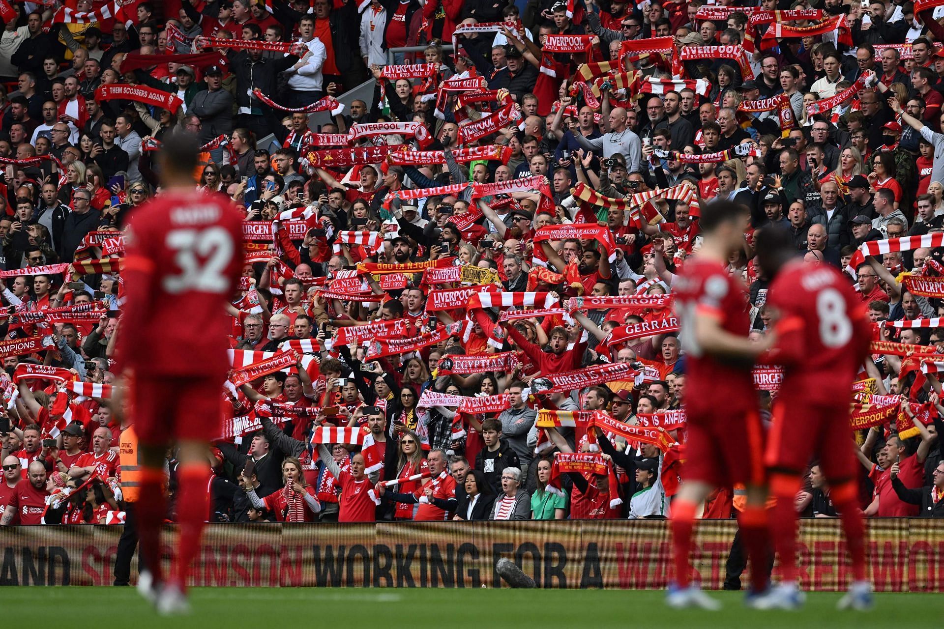 Liverpool at Anfield.