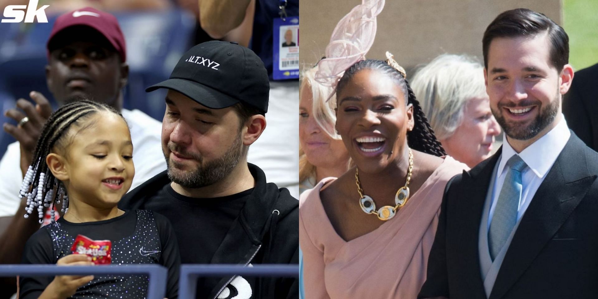 Serena Williams, Alexis Ohanian and their daughter Olympia Ohanian