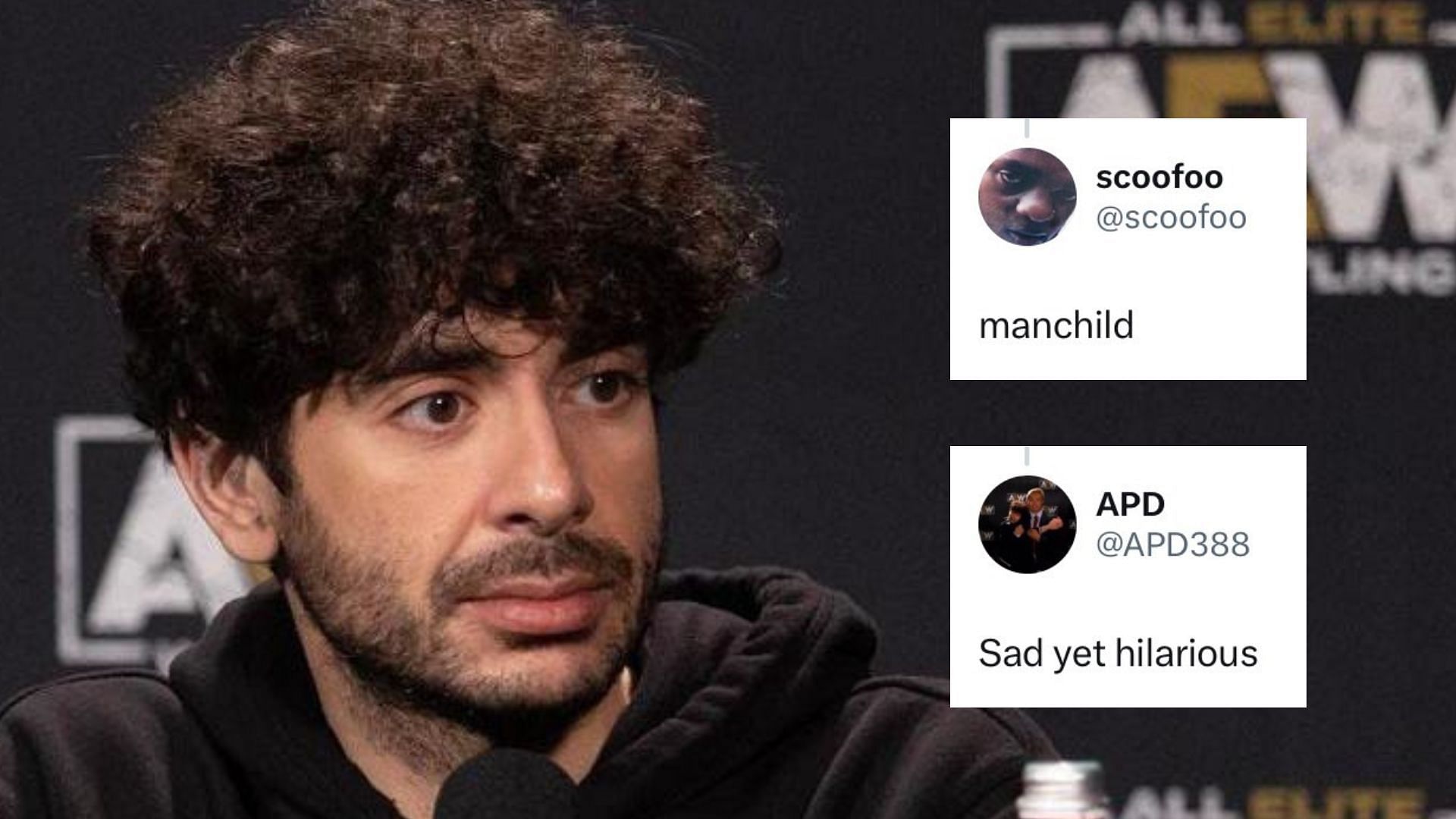 Fans have reacted to Tony Khan not being too happy