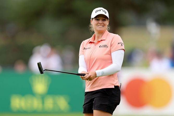 "I guess we have that in common" - 2023 AIG Women's Open leader Ally Ewing draws inspiration from Brian Harman in pursuit of success