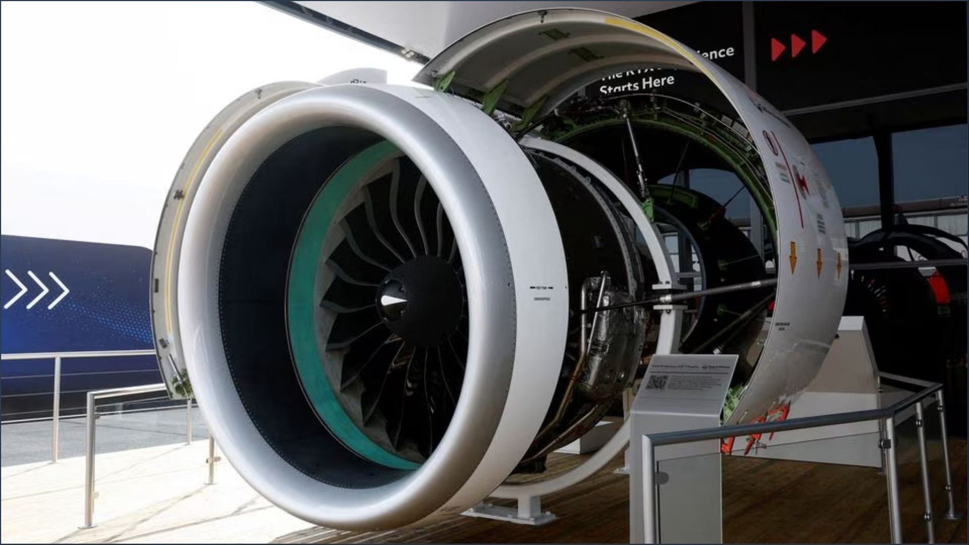 The recalled GTF engines are feared to be affected by microscopic cracks (Image via Benoit Tessier / REUTERS)