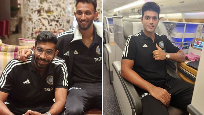 [In Pictures] Team India under Jasprit Bumrah take-off for Ireland T20Is