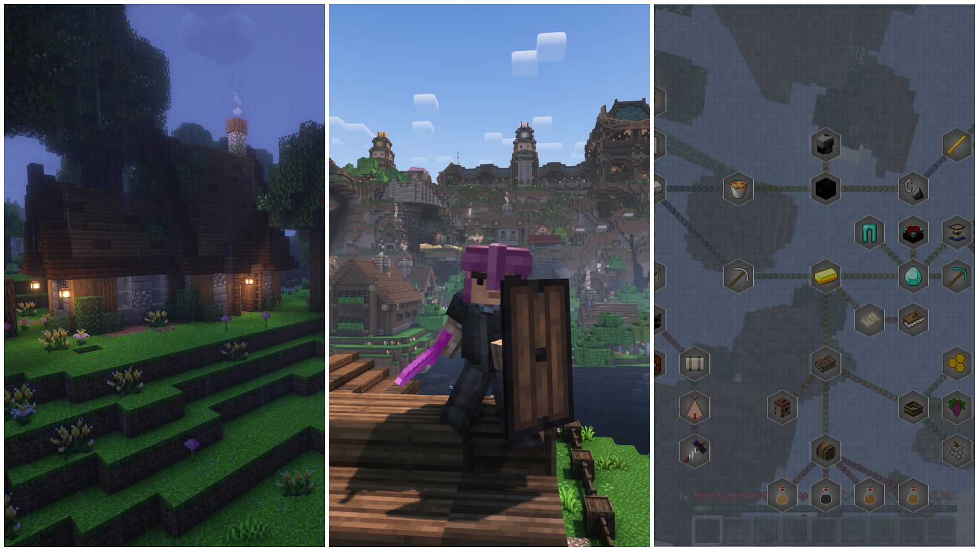 There are loads of Minecraft modpacks that offer quests to complete (Image via Sportskeeda)