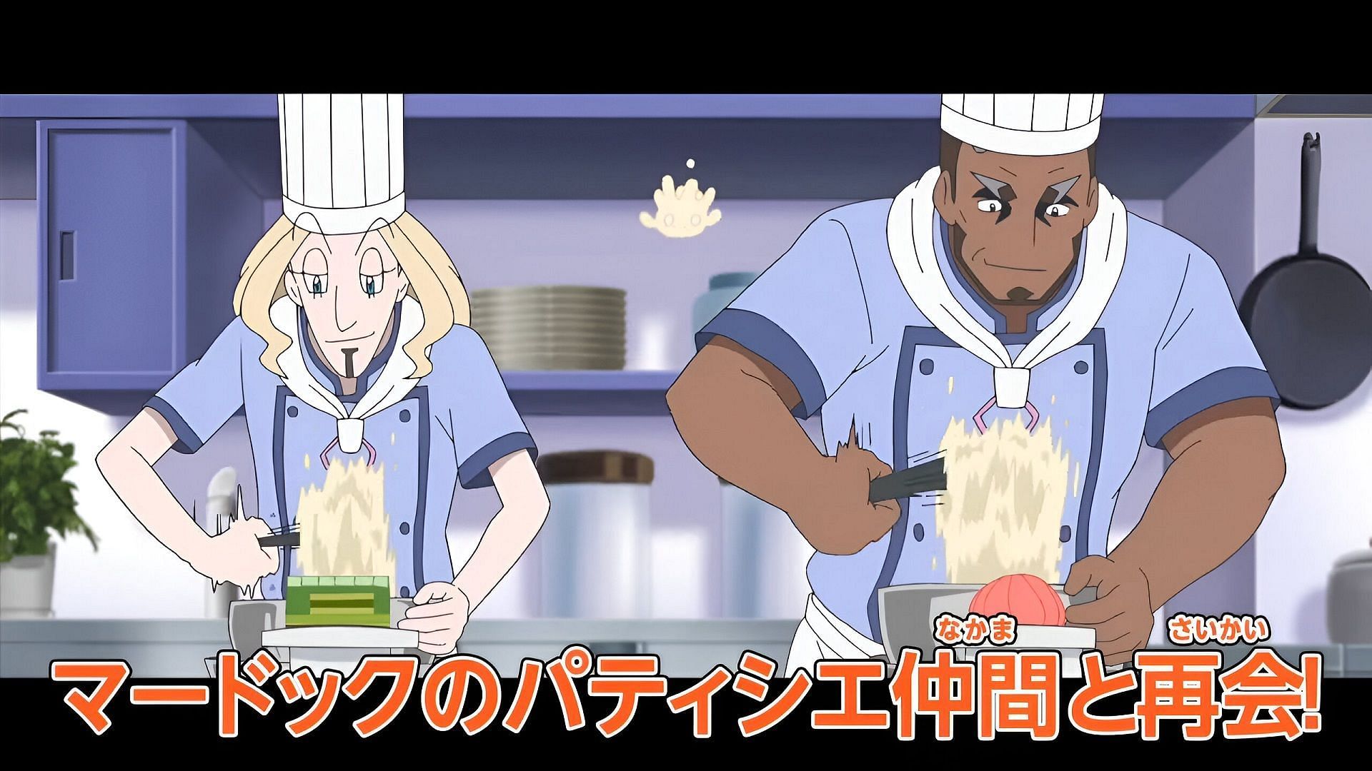 Murdock faces his rival in a cookoff in Episode 19 (Image via The Pokemon Company)