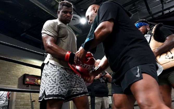 "He learns quick" - Mike Tyson gives rave review as Francis Ngannou's boxing trainer