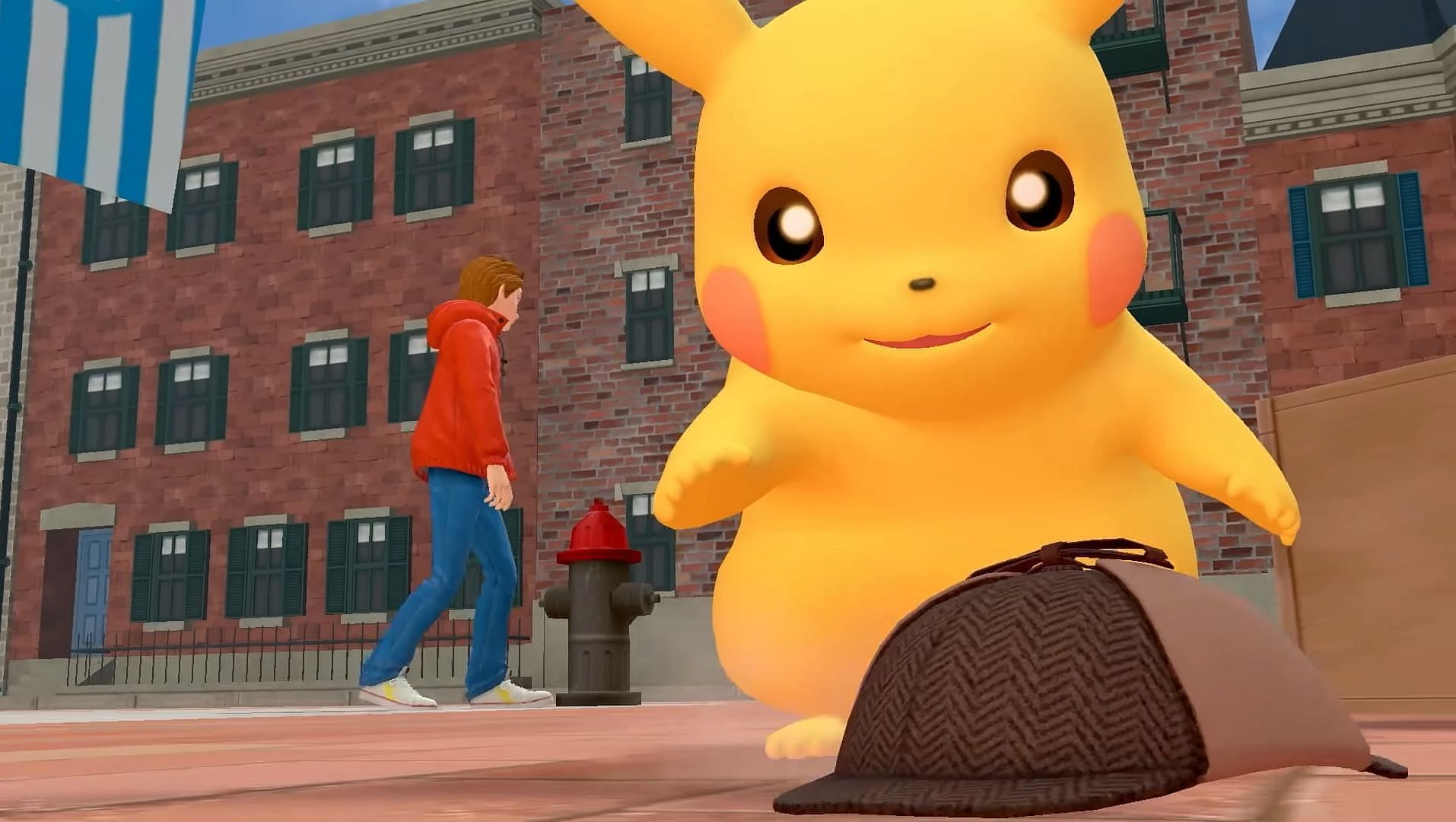 A screenshot from the recent Detective Pikachu trailer (Image via The Pokemon Company)