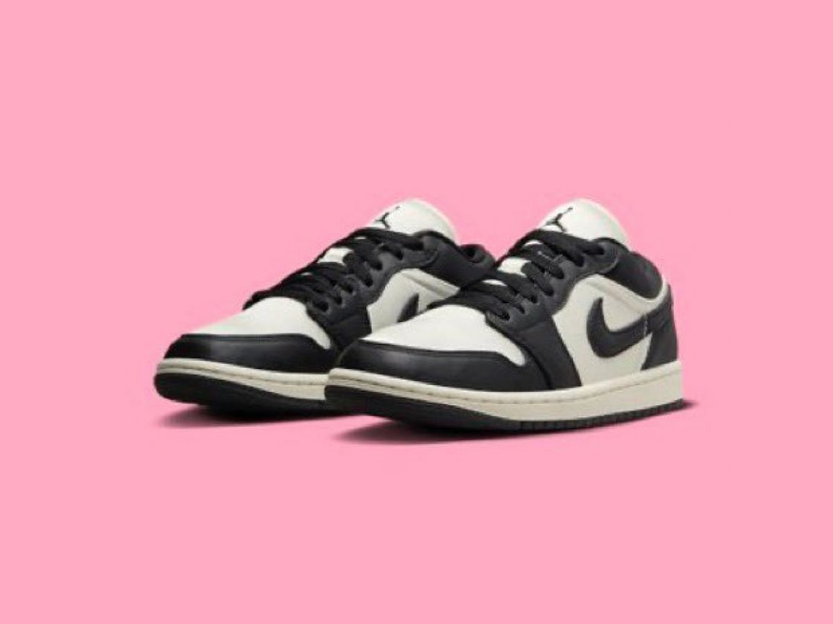 Nike Air Jordan 1 Low &quot;Vintage Panda&quot; sneakers (Image via Nike)