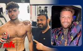 Conor McGregor reacts passionately to hero Prince Naseem Hamed's son Aadam channeling his inner 'Notorious' after debut win