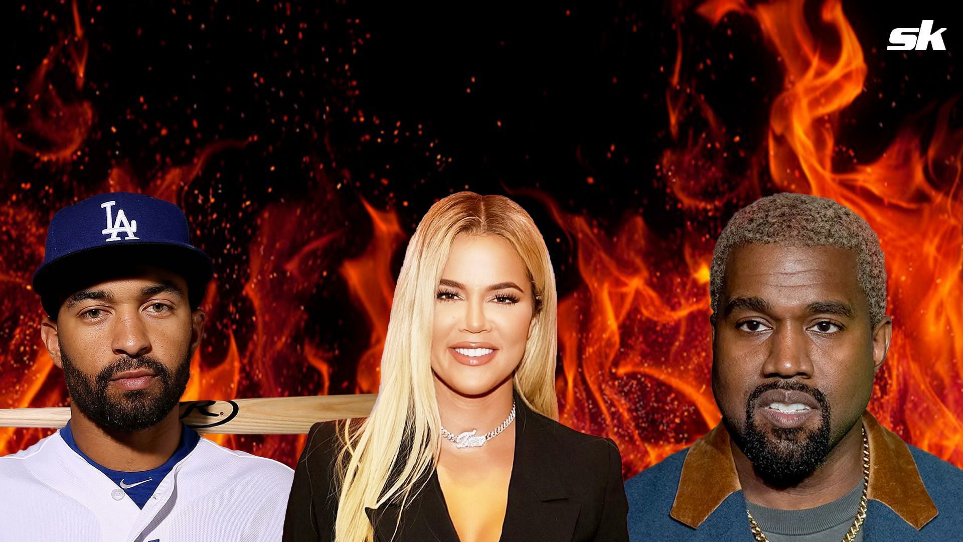 Khloe Kardashian, Matt Kemp and, Kanye West