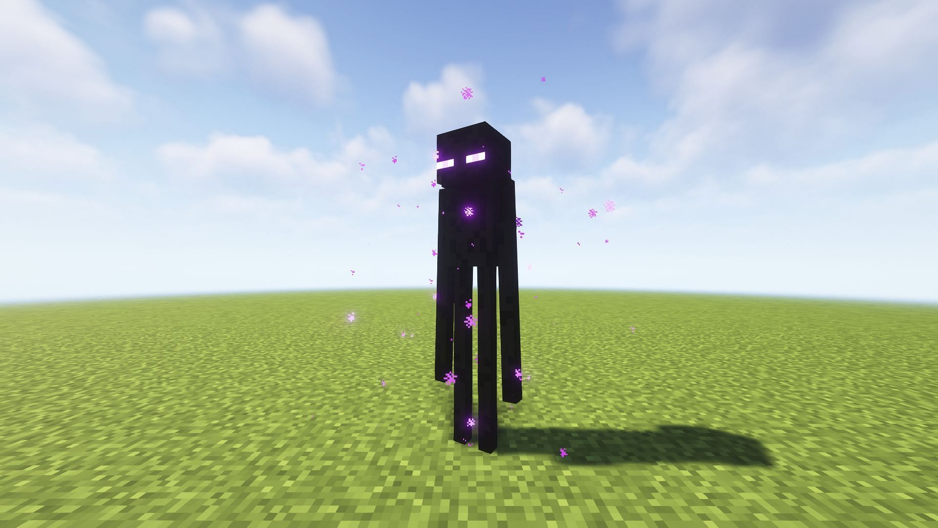 Minecraft Redditor encounters a friendly Enderman that does not attack even if stared at (Image via Mojang)