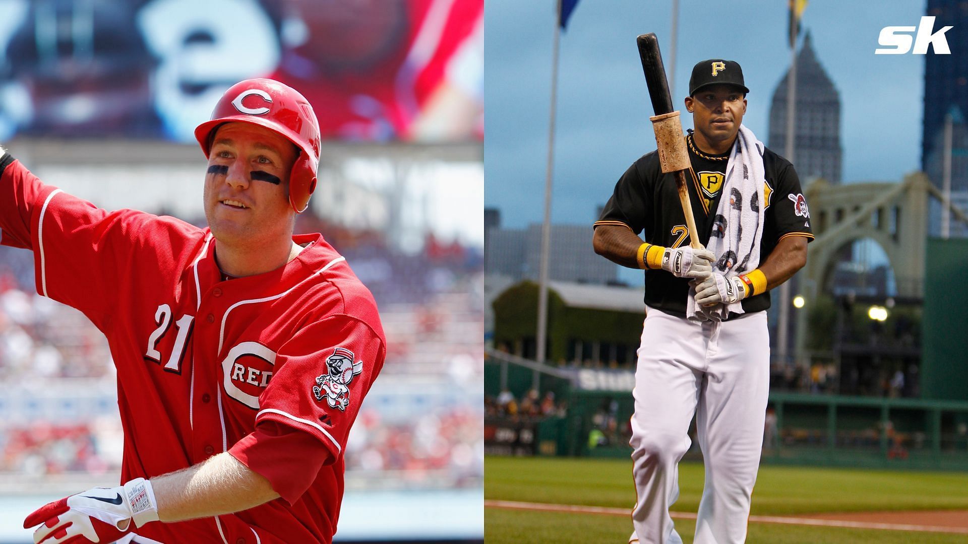 MLB Immaculate Grid asked for players who have played for the Cincinnati Reds and Pittsburgh Pirates