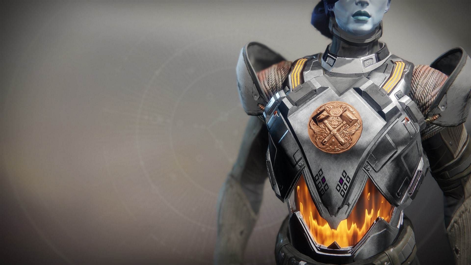 The Hallowfire Heart Destiny 2 Exotic Armor piece (Image via Bungie)