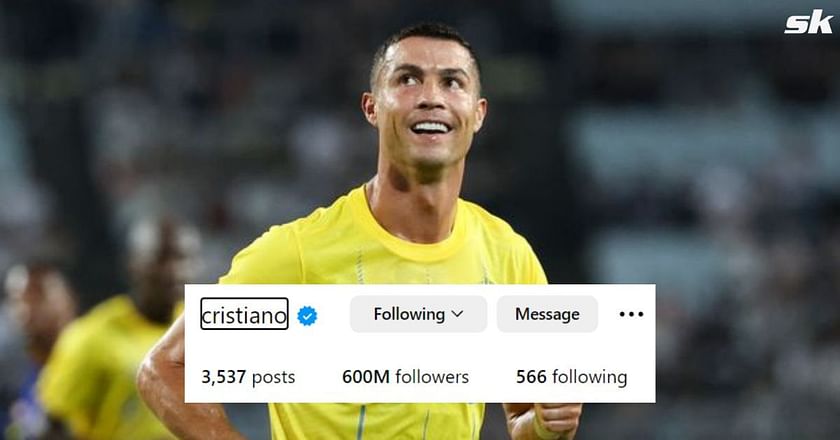 Cristiano Ronaldo Followers: Cristiano Ronaldo becomes first to