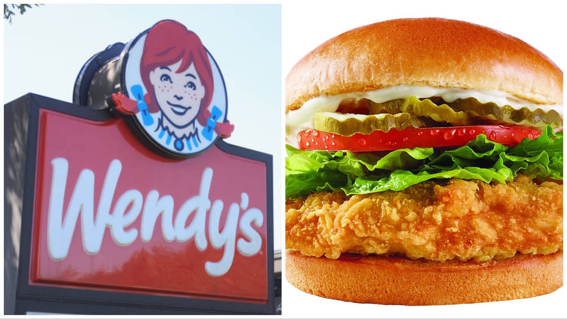 The chain&#039;s new free Crispy Chicken Sandwich deal (Image via Getty Images / Wendy&#039;s)