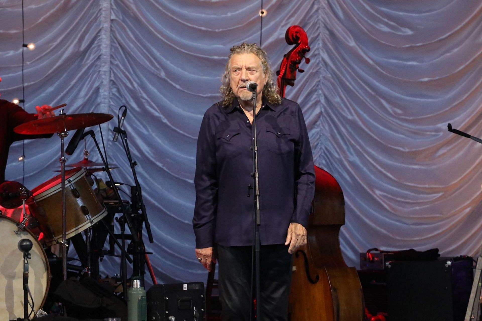 Robert Plant at  Budweiser Stage  in Toronto, Ontario on July 05, 2023 (Image via Getty Images)