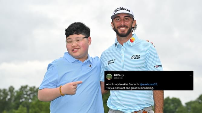 "Absolutely freakin’ fantastic" - Max Homa's touching reunion with St. Jude patient and his 'custom' shoe designer garners praise from golf fans