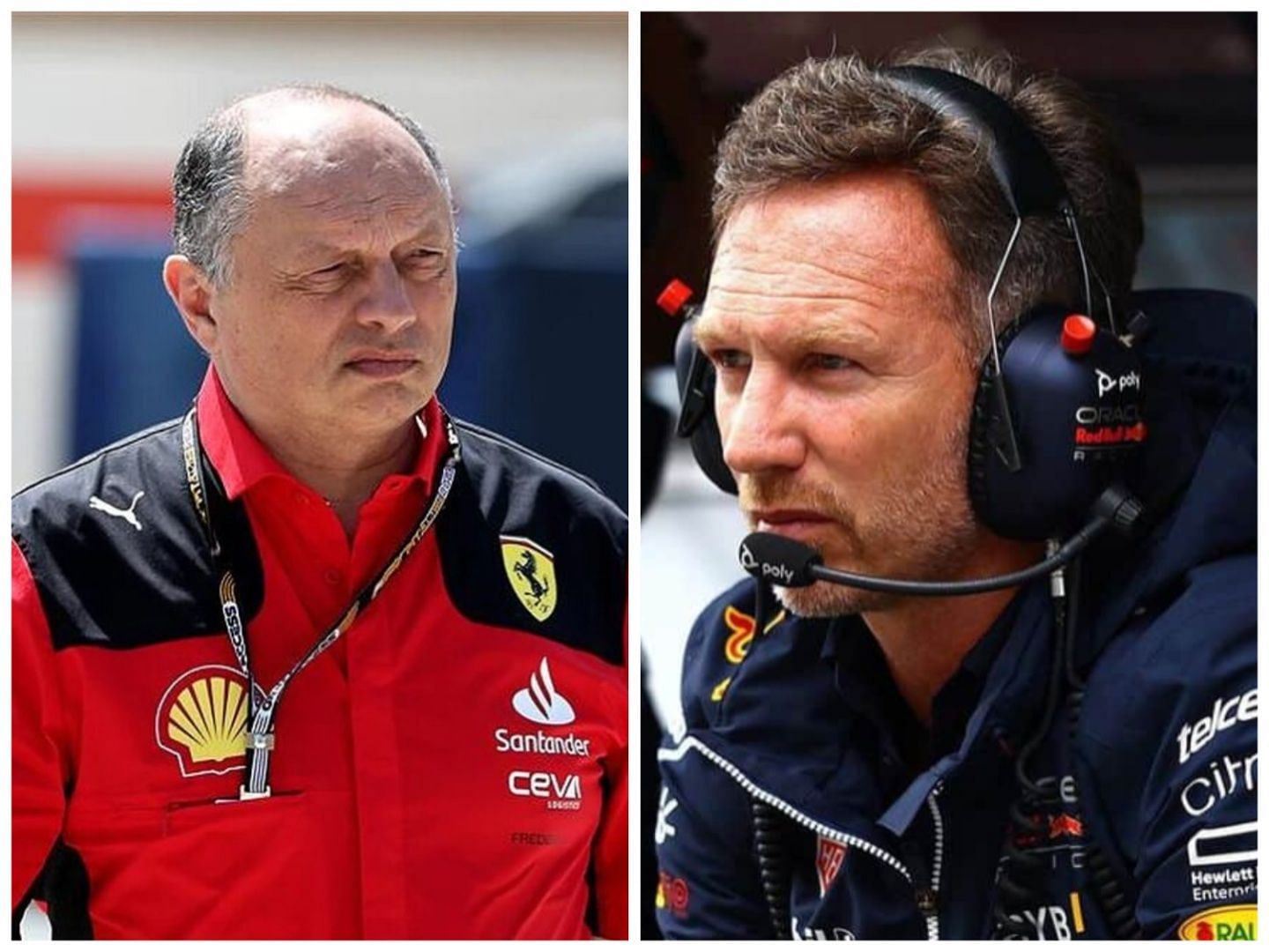 Frederic Vasseur and Christian Horner