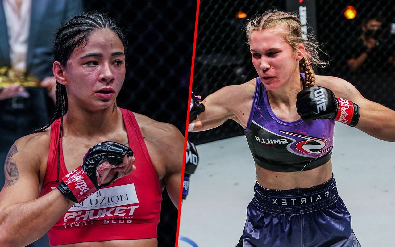 Allycia Hellen Rodrigues and Smilla Sundell. [Image: ONE Championship]