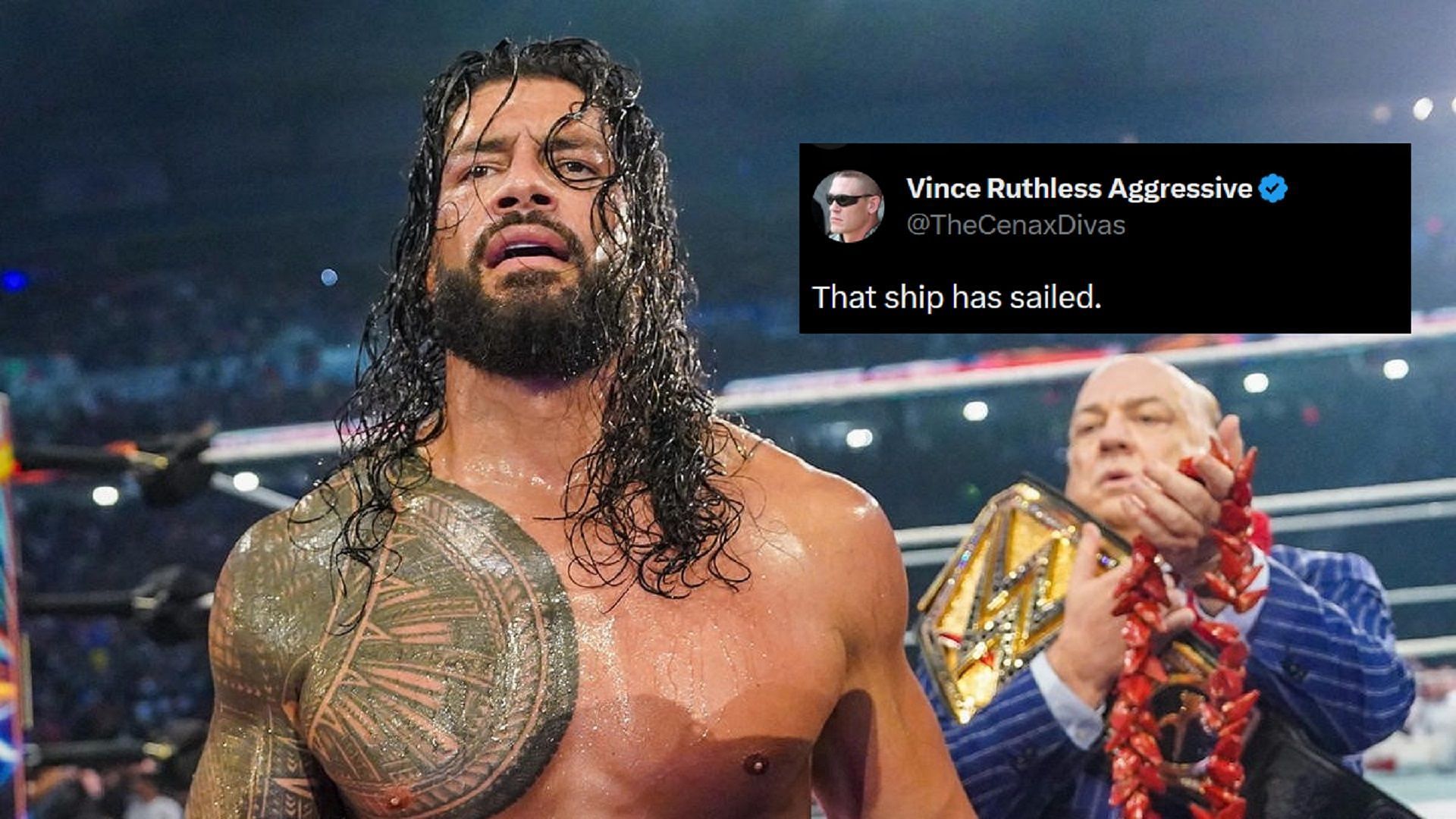 Roman Reigns was victorious at WWE SummerSlam.