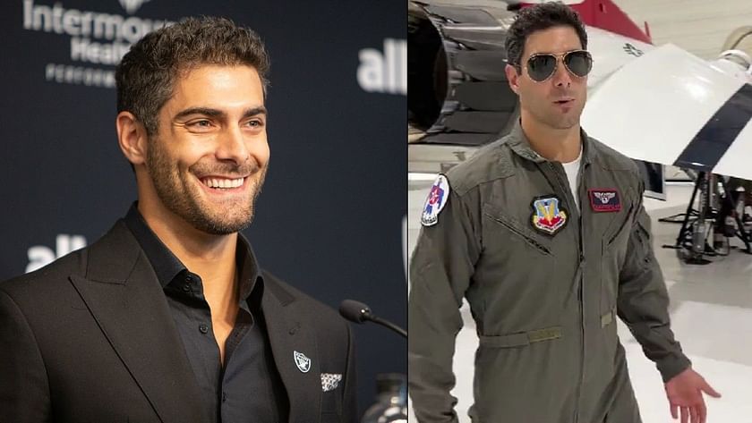 Jimmy Garoppolo Hits Nine Gs in an F-16 During Flight With the