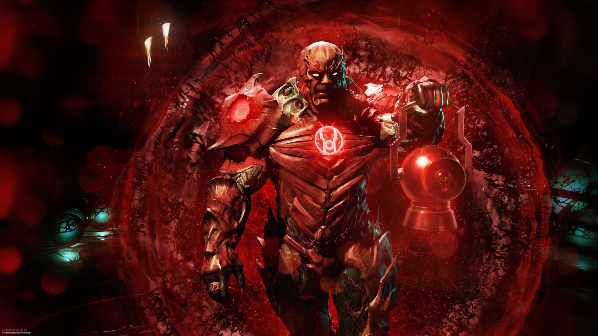 Atrocitus is the leader of the Red Lantern Corps in this fighting title (Image via NetherRealm)