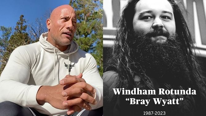 "I'm heartbroken" - The Rock sends an emotional message for the late Bray Wyatt, shares video of an iconic moment between them