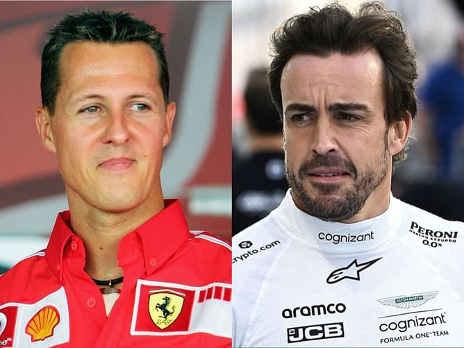 Fernando Alonso never thought he was slower than Michael Schumacher when he made his debut in F1
