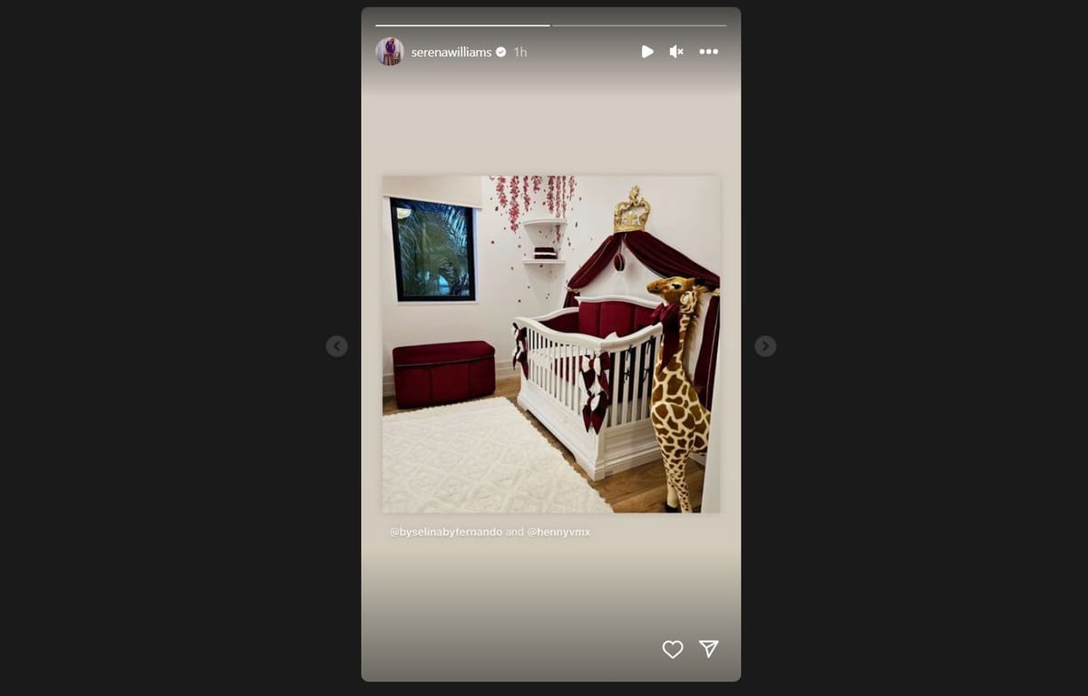 In pictures: Serena Williams shares first glimpse of newborn daughter ...
