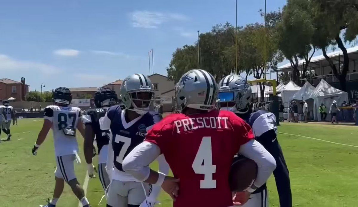 NY Post] Cowboys' Trevon Diggs tells Dak Prescott to 'shut yo b—h a– up' in  tense training camp exchange : r/nfl