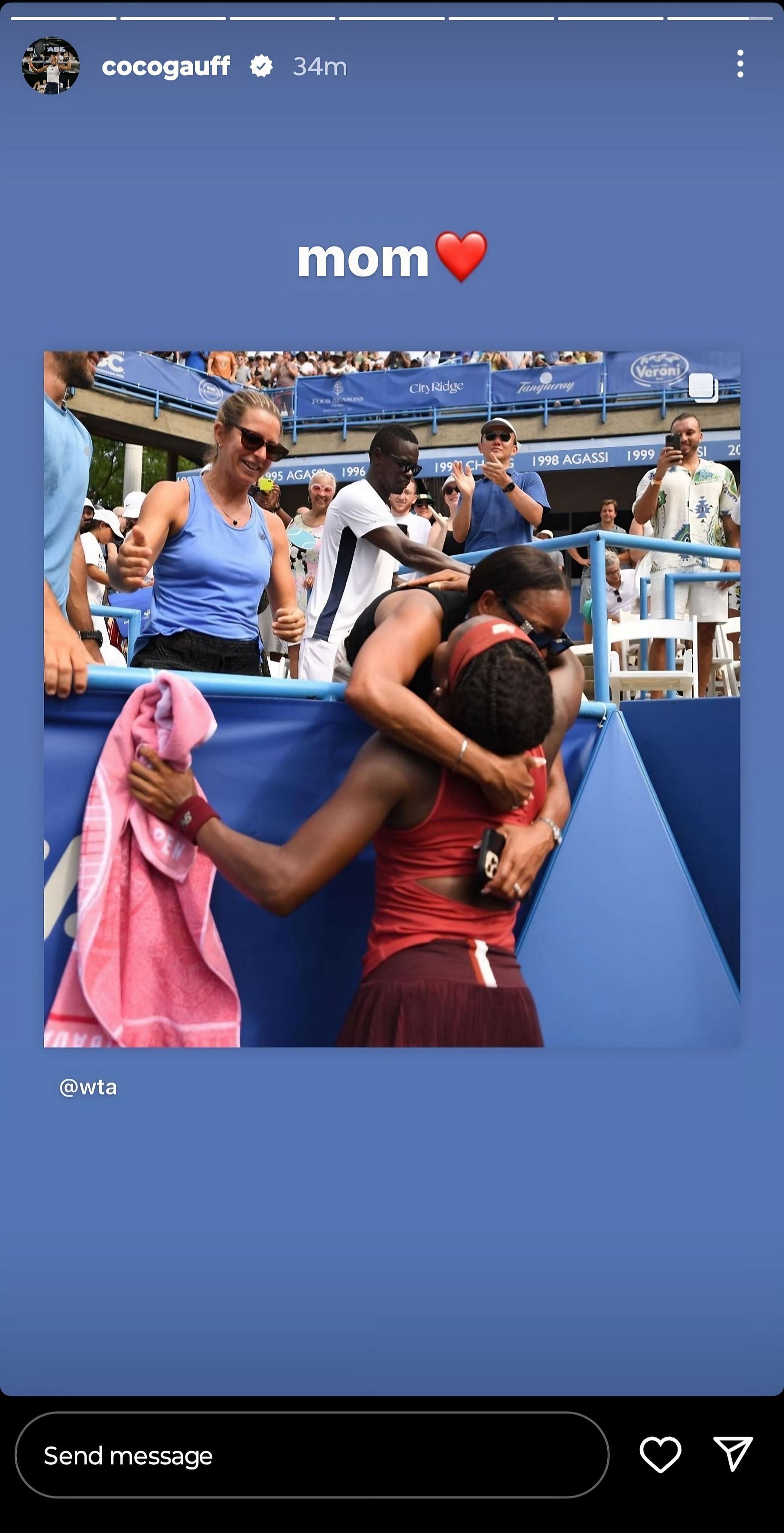 Coco Gauff Shares An Emotional Moment With Her Mother After Winning Biggest Career Title At Citi