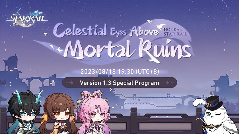 Honkai Star Rail: confira os códigos da live especial da atualização 1.3 -  Game Arena