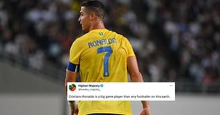"Big game player" - Fans can't stop praising Cristiano Ronaldo as he helps 10-man Al-Nassr take Arab Club Champions Cup final into extra-time