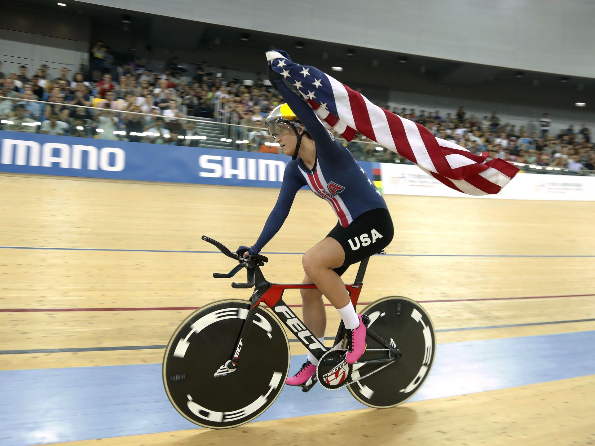 Chloe Dygert at 2017 UCI World Cycling - Day Four