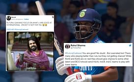 "Another IPL 'Star' exposed! " - Fans react as Ruturaj Gaikwad fails in 3rd India vs West Indies ODI