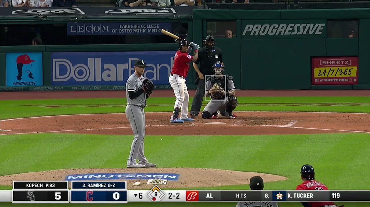 José Ramirez explained what went down between him and Tim Anderson 👀 (via  @ballysportscle, @mlb_agent)